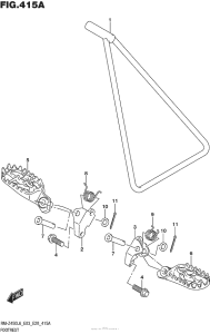 RM-Z450 Подножки