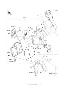 AN112 Воздушный фильтр