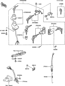 ZX600 Ignition switch(1 / 2)