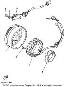 XV750FC Генератор