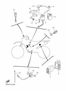 WR450F Equipo electrico