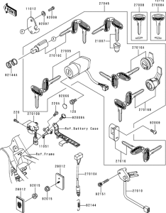VN1500 Замок зажикания