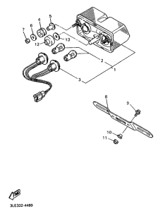 FZR1000 Фонарь