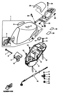 YH50 Сиденье и держатель