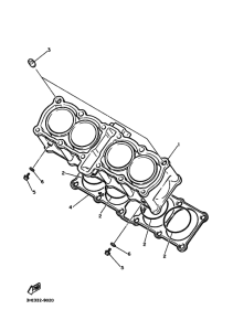 FZR600 FZR600A Цилиндр