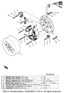 DT1C Flywheel magneto