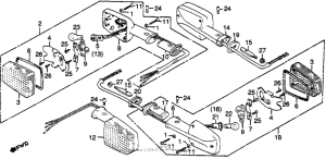 GL500 Gl500 turn signal