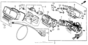 CB650SC Спидометр + тахометр