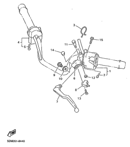FZS600 Handle switch. lever