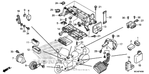 GL1800 (ABS) Панель приборов