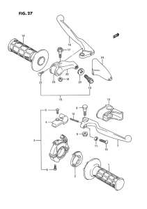 RM125 Рулевой переключатель