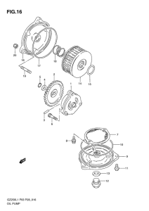 GZ250 Маслонасос