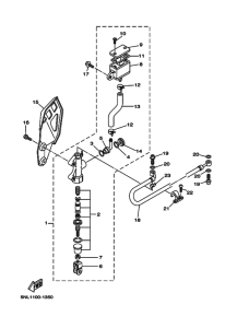 WR250F Задний тормозной цилиндр