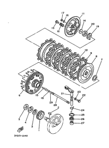 SR250 Сцепление