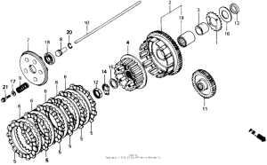 VF700C Сцепление