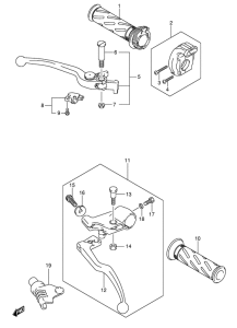 SV650 Рулевой рычаг
