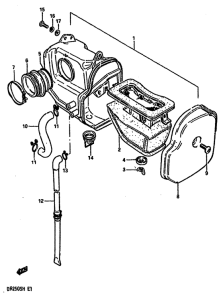 DR250 Воздухоочиститель