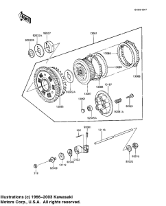 KZ1000 Бендикс
