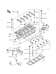 ZX900 Головка цилиндров