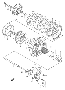 GSX250 Бендикс