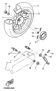 CW50 Переднее колесо