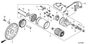 NSS250 (ABS) Стартерный мотор