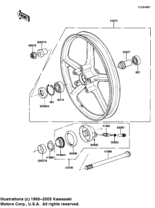 AR50 Front wheel / hub