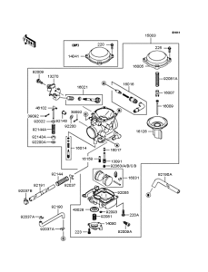 VN400 Карбюратор