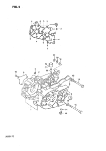 JR50 Картер двигателя