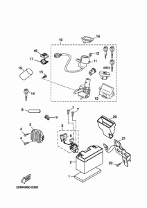 YP125RA (ABS) Электрика 1