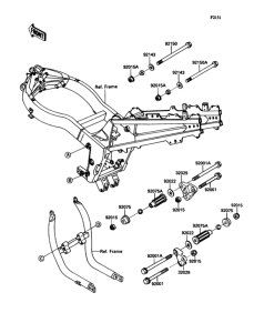ZX1100 Frame fitting