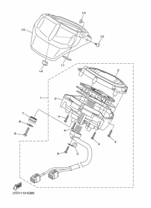 XVS1300CU Приборы