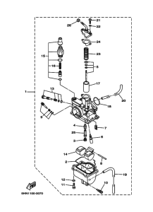 TTR90E Carburetor assy