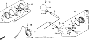 CB900 Задний фонарь