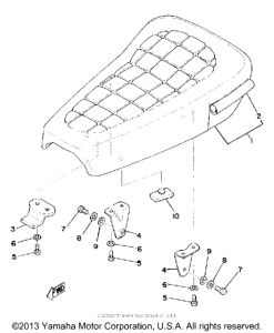 TY175C Сиденье
