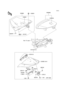 ZX1000 Сиденье