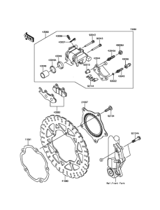 BR250 Передний тормоз