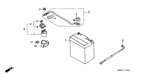 NX250 Аккумулятор