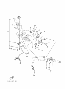 MTM850 Handle switch & lever