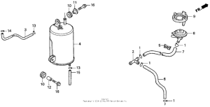 VFR750F Канистра осушителя