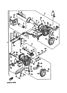 XV535 XV535F Carburetor assy