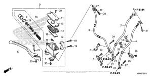 VT1300CX (ABS) Front Brake Master Cylinder (3)