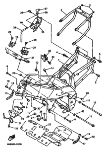 YZF750SP YZF750SPF Frame comp