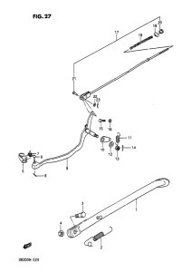 DR200 Подножки