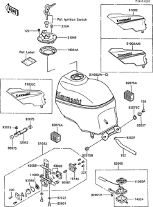ZX600 Fuel tank(1 / 2)