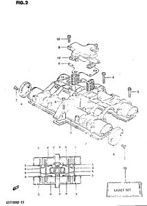 GS1100 Крышка головки цилиндров