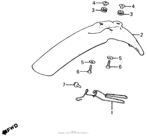  Переднее крыло