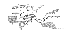 XL600V Stripe / mark