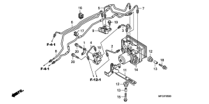 CB600F (ABS) Модуль ABS