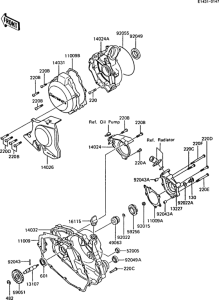 AR125S Крышки двигателя